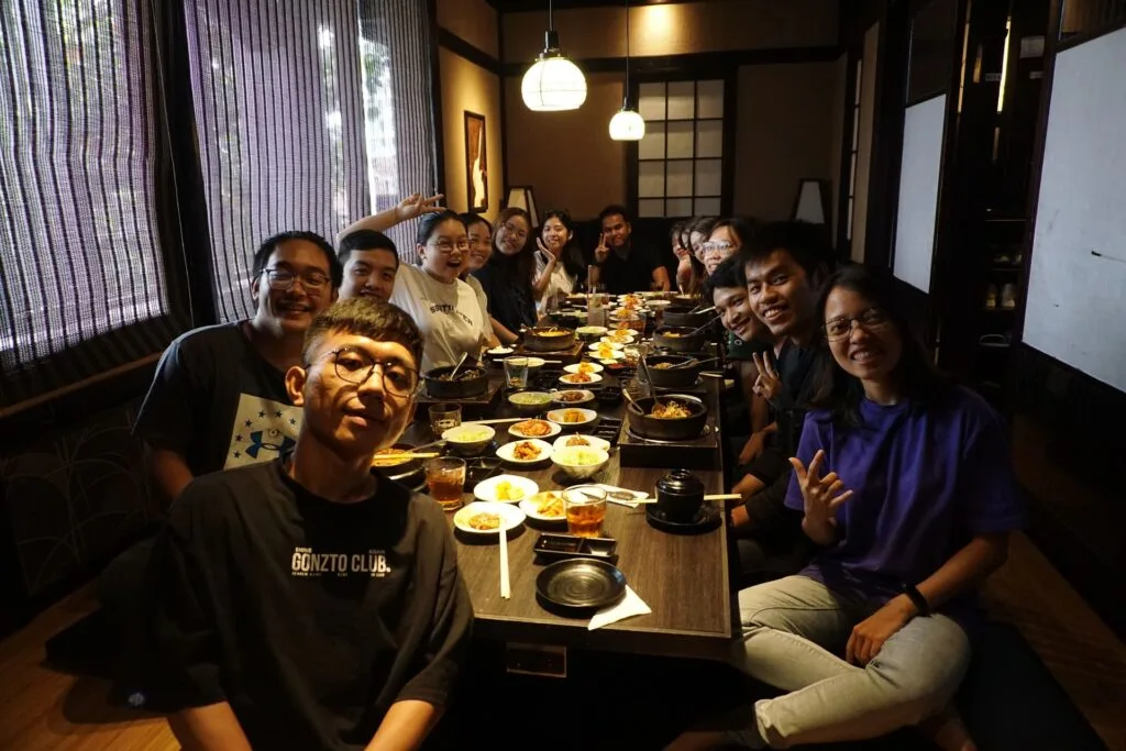 The Shutta Team enjoying Fat Friday lunch