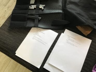 Maxine's Knife Wallet and Recipes for Lesson 5